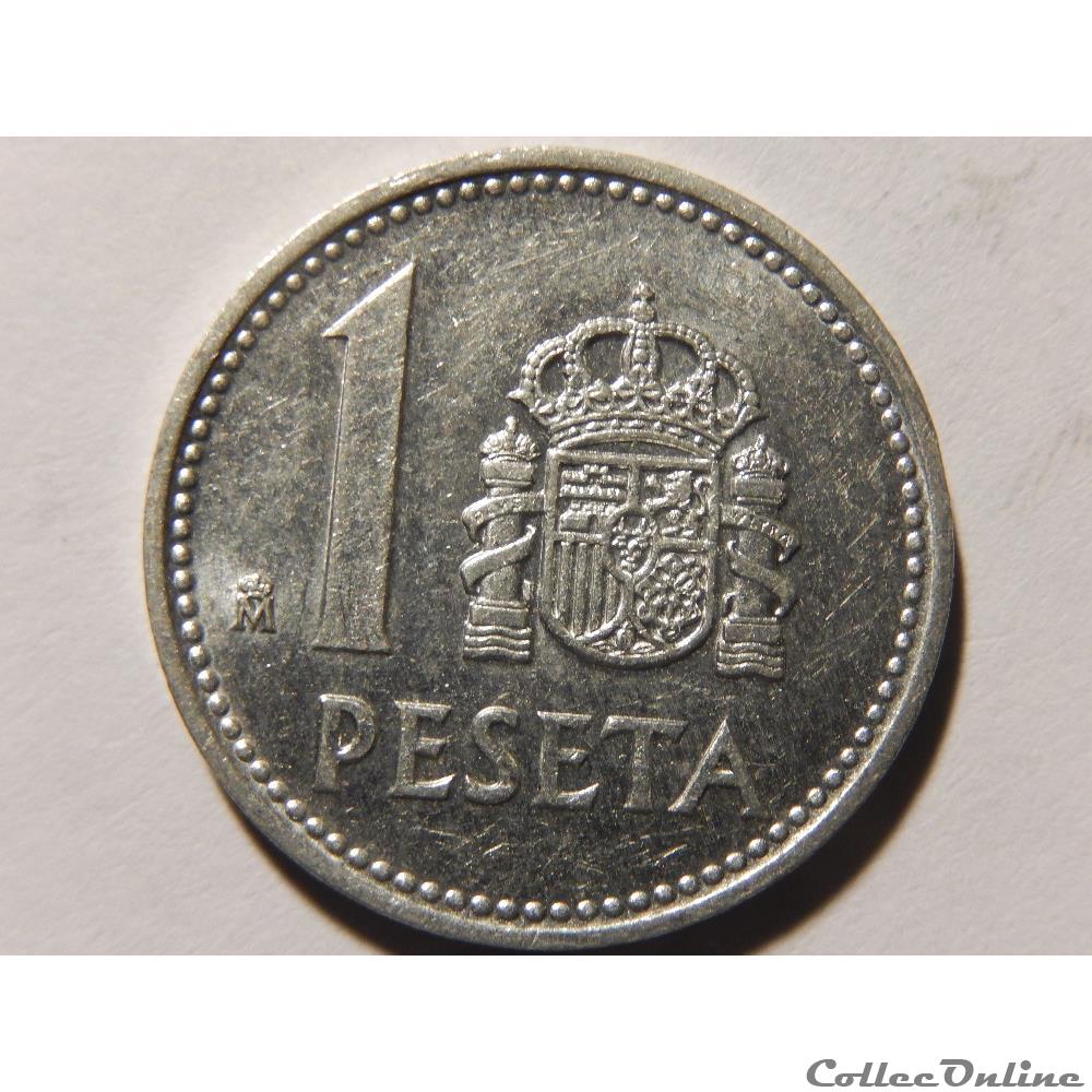 monnaie monde espagne 1 peseta de 1987