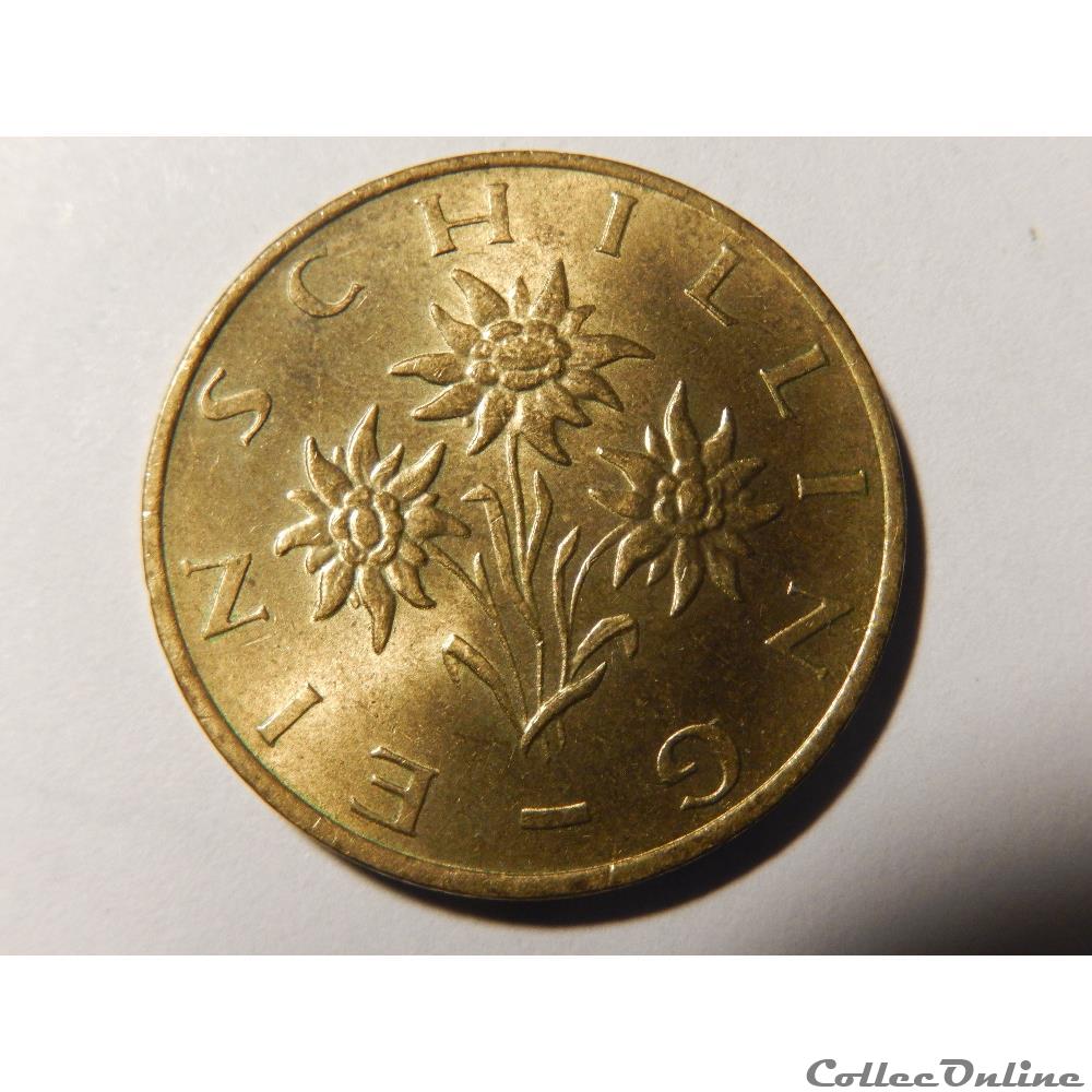 Autriche, 1 Schilling 1990 3 monnaie monde autriche 1 schilling 1990