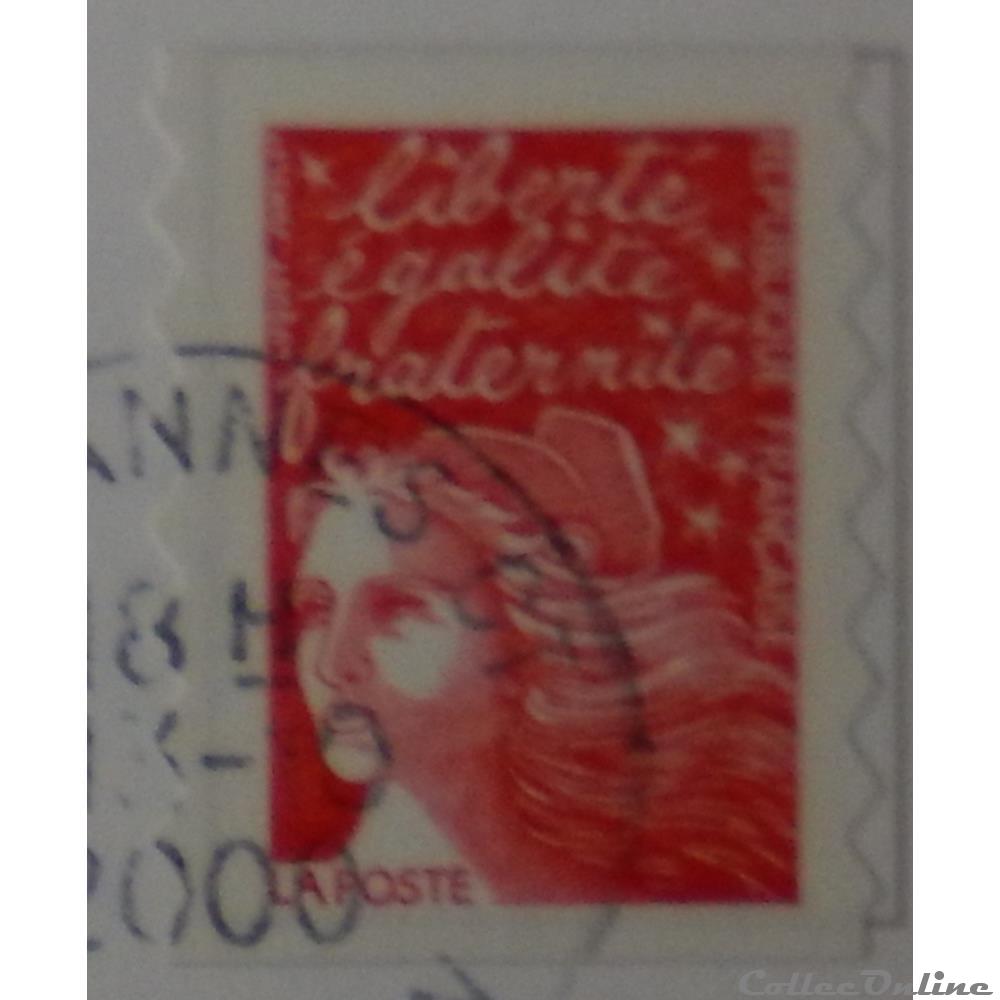 AA00015 Marianne de Luquet rouge sans valeur de 1997 2 timbre france aa00015 marianne de luquet rouge sans valeur de 1997