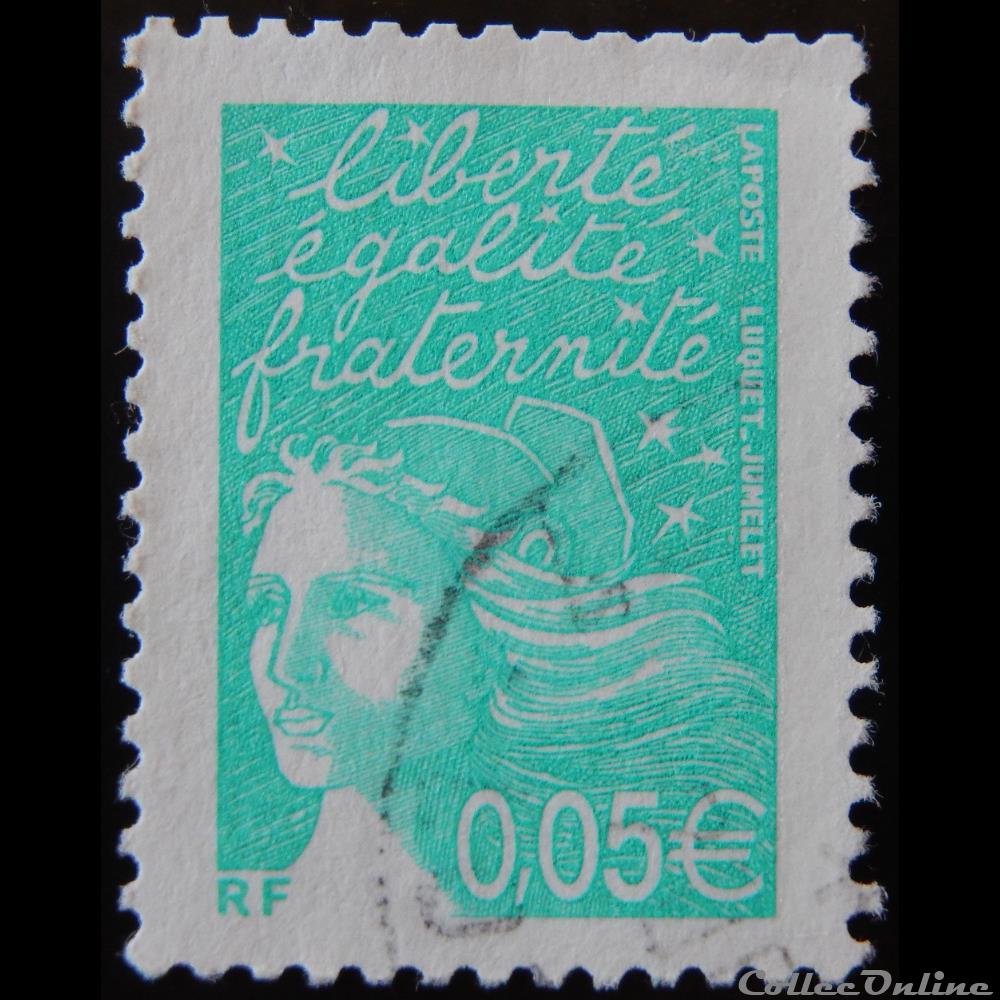 03445 Marianne de Luquet 0,05 € émeraude timbre france 03445 marianne de luquet 0 05 emeraude