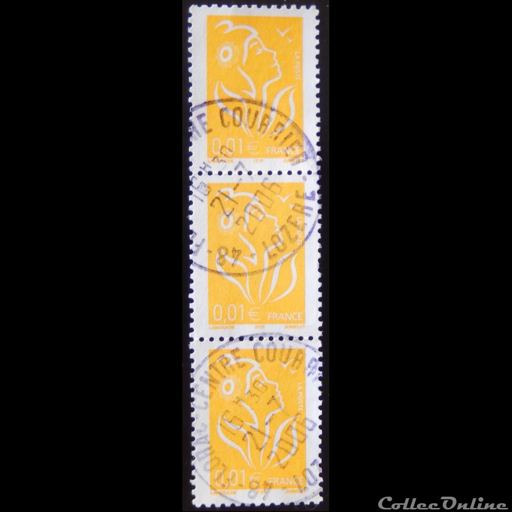 timbre france 03731 la marianne de lamouche jaune 0 01