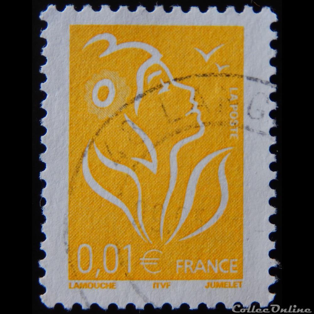 timbre france 03731 la marianne de lamouche jaune 0 01