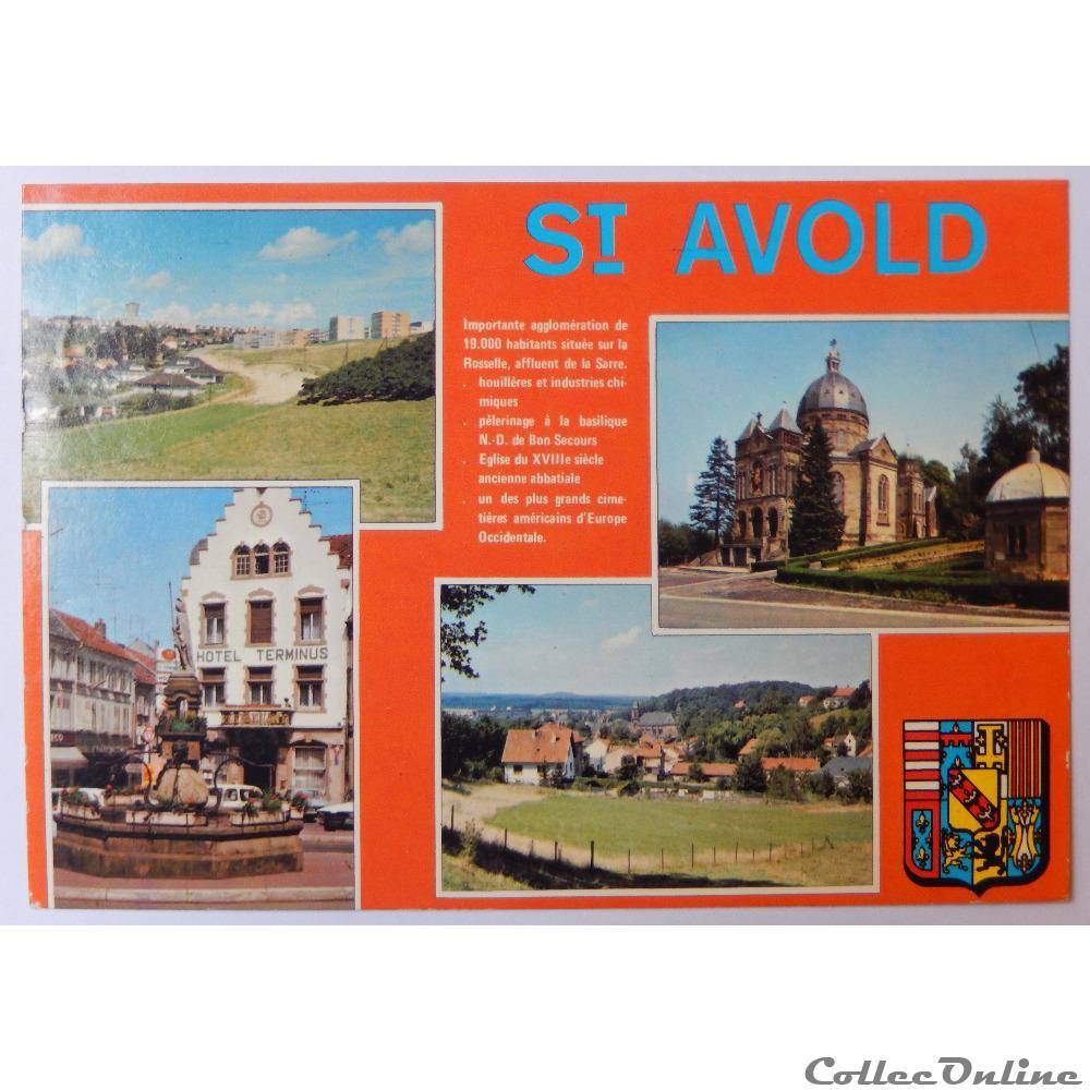 carte postale france lorraine cp de moselle saint avold