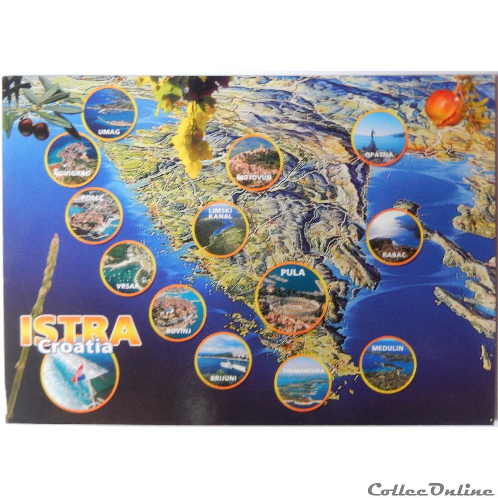 CP de Croatie carte postale europe languedoc roussillon cp de croatie