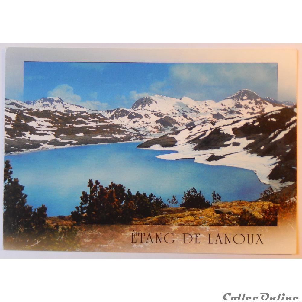 CP des Pyrénées-Orientales, Etang de Lanoux carte postale france midi cp des pyrenees orientales etang de lanoux