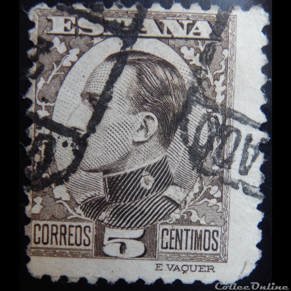Espagne 00404 roi Alfonso XIII 5c de 1930 timbre europe espagne 00404 roi alfonso xiii 5c de 1930