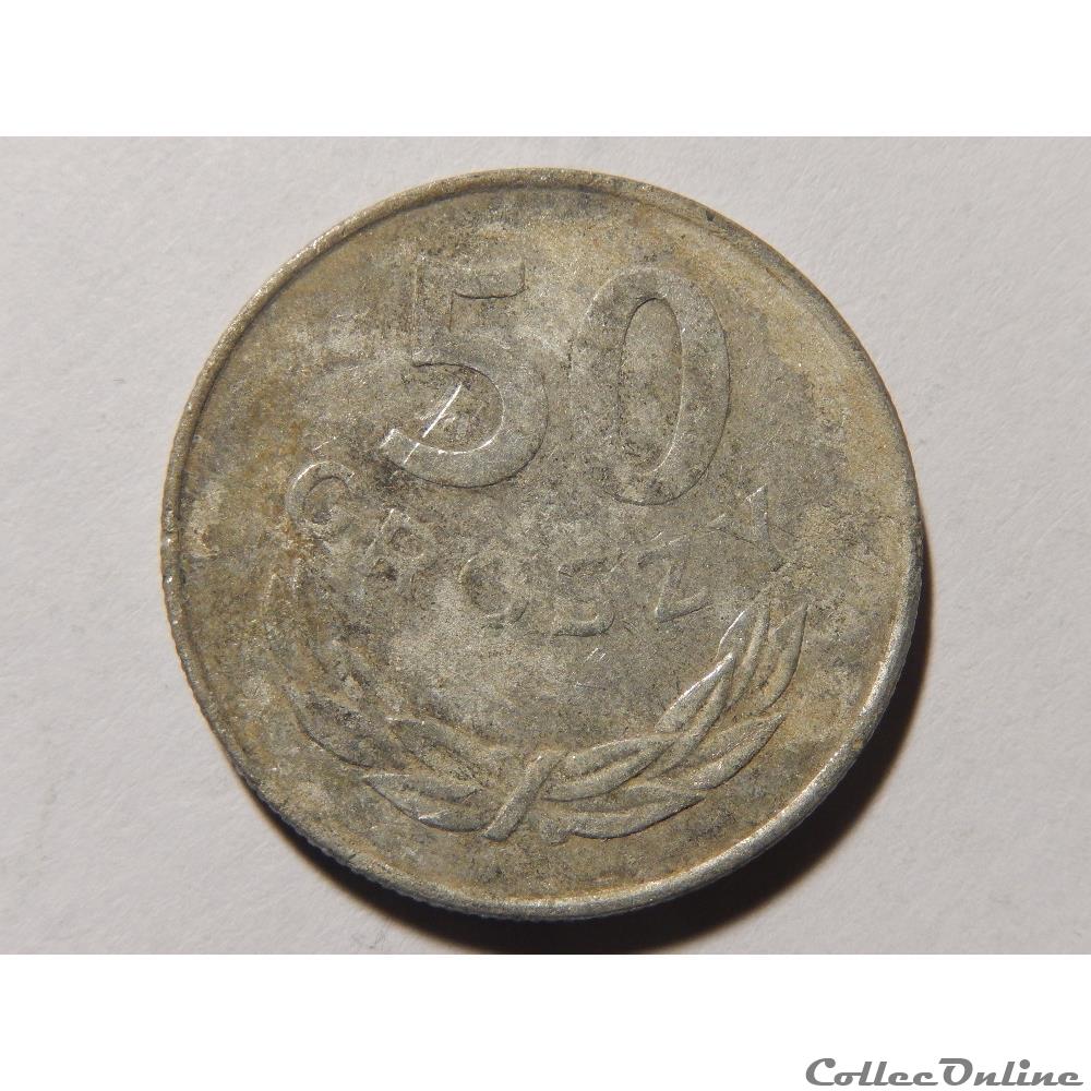 Pologne, 50 groszy de 1977 monnaie monde pologne 50 groszy de 1977