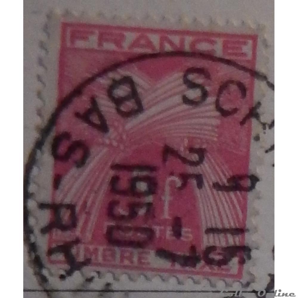 TT0085 type Gerbes 5F rose-lilas de 1946 timbre france tt0085 type gerbes 5f rose lilas de 1946
