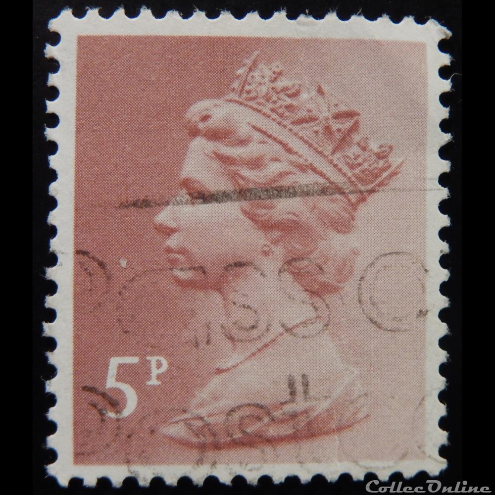 Royaume-Uni 01017 reine Elisabeth II 5p de 1982 timbre europe royaume uni 01017 reine elisabeth ii 5p de 1982