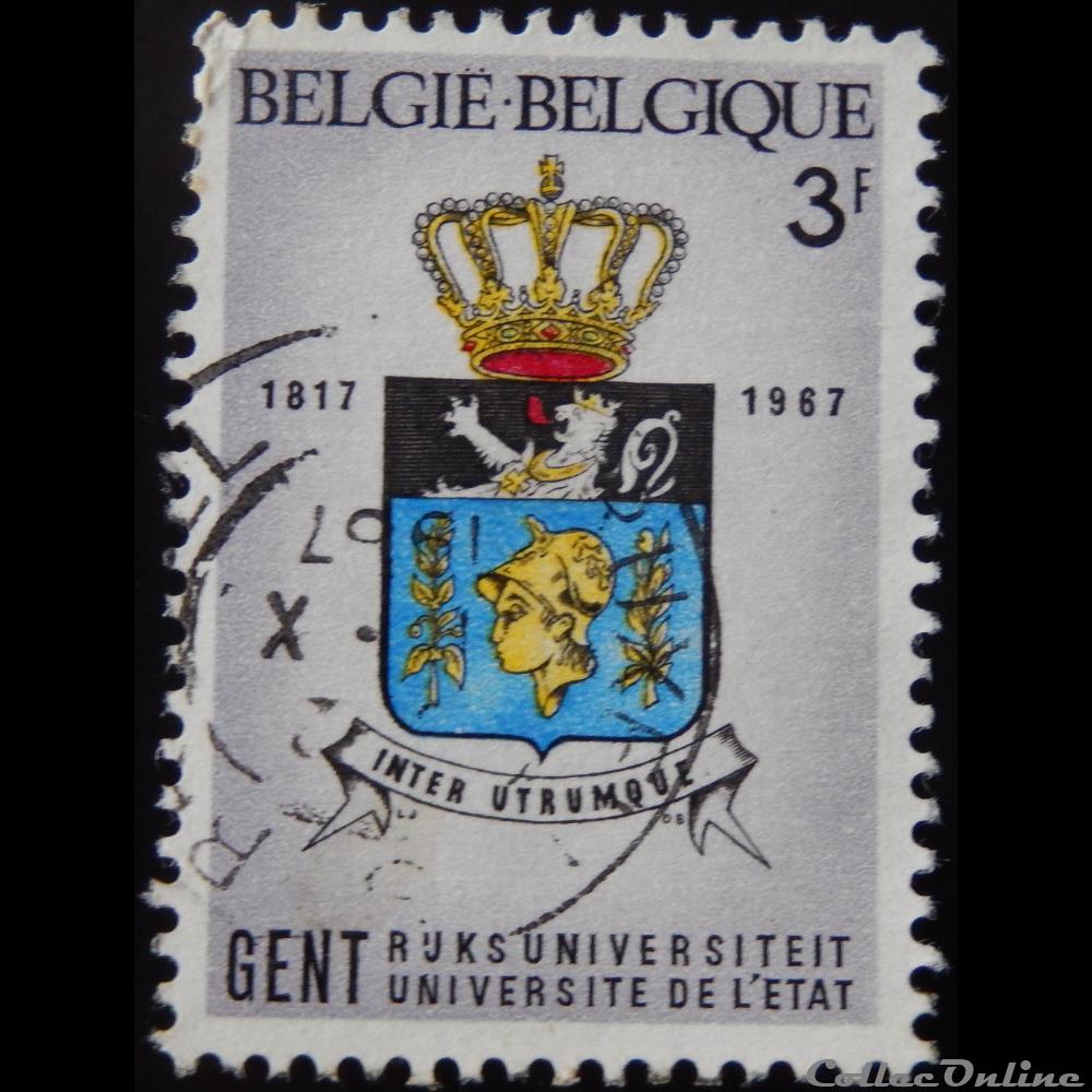 Belgique 01434 Gent université d'état 3F de 1967 timbre europe belgique 01434 gent universite etat 3f de 1967