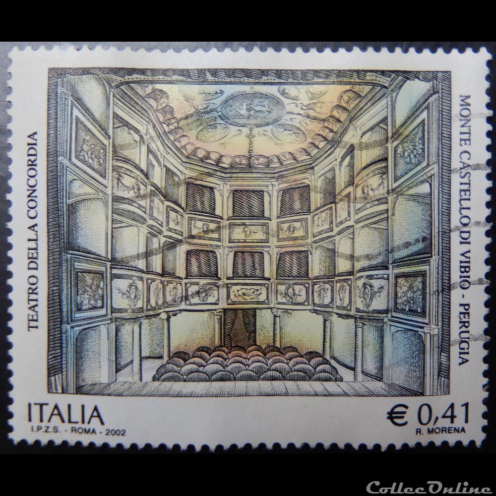 timbre europe italie 02602 theatre de la concorde 0 41 de 2002