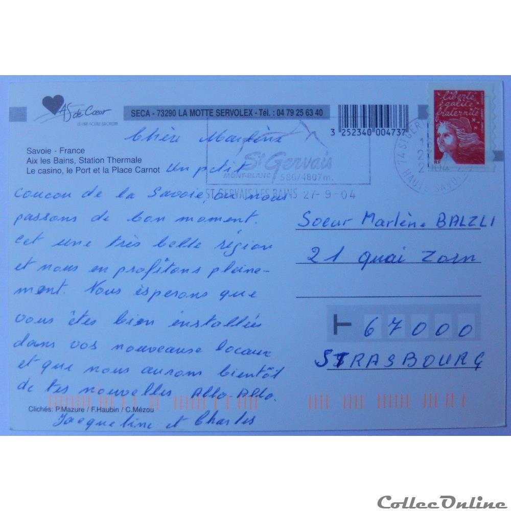 CP de Savoie, Aix-les-Bains carte postale france rhone alpe cp de savoie aix les bains