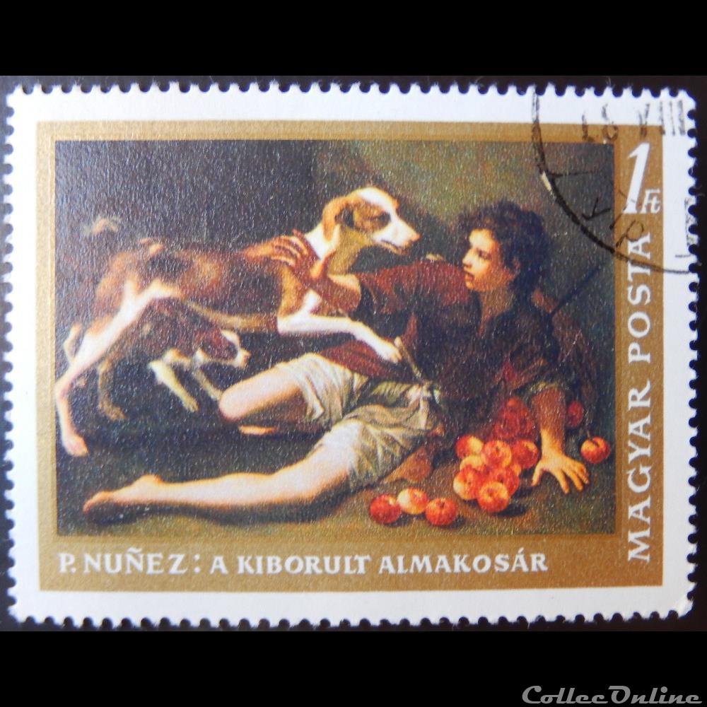 Hongrie 01969 peinture du musé d'arts fin 1ft de 1968 timbre europe hongrie 01969 peinture du muse arts fin 1ft de 1968