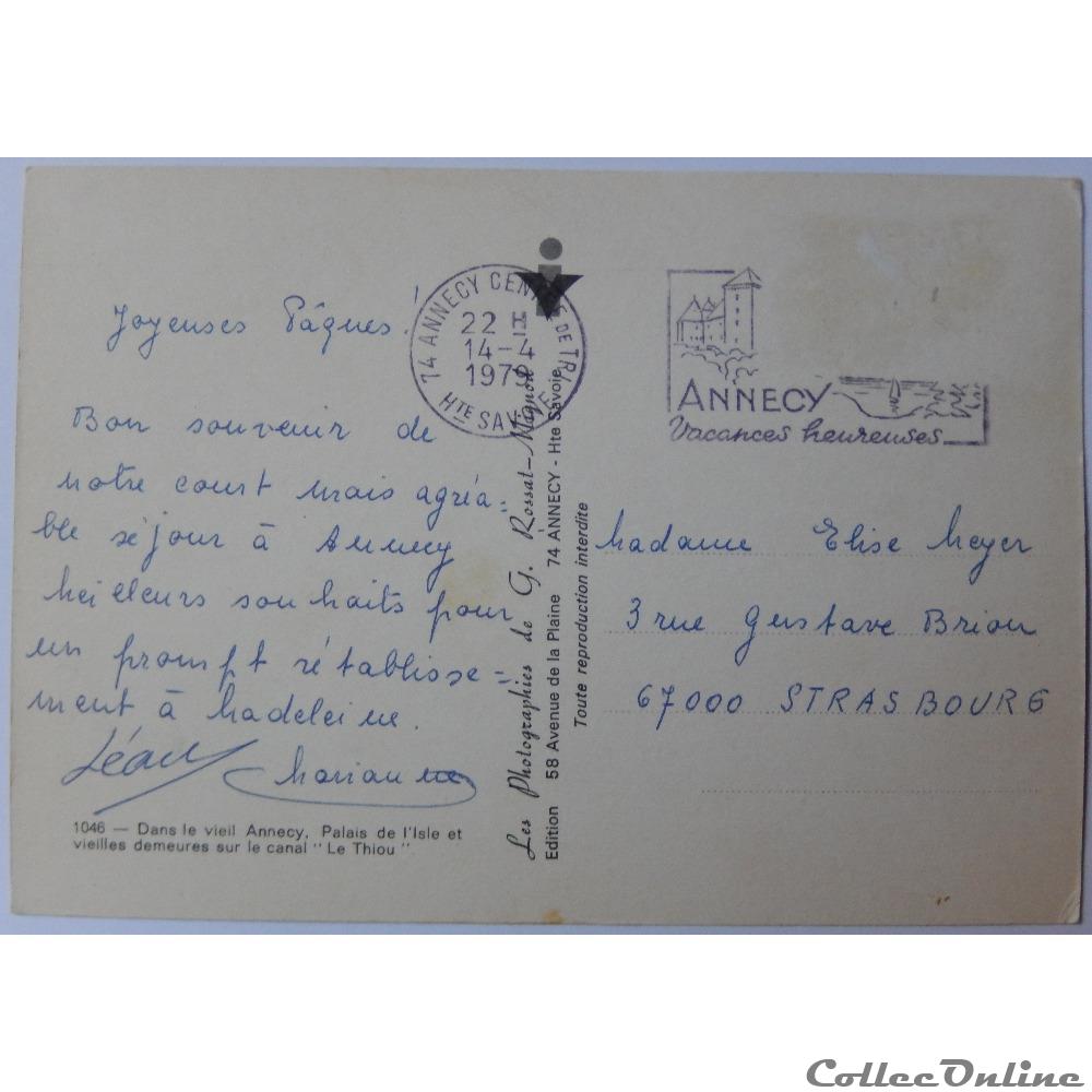 CP de Haute-Savoie, Annecy carte postale france rhone alpe cp de haute savoie annecy