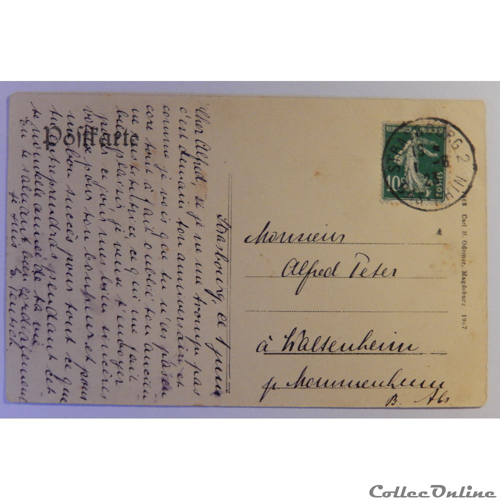 CPA de Strasbourg, Bas-Rhin carte postale france alsace cpa de strasbourg bas rhin