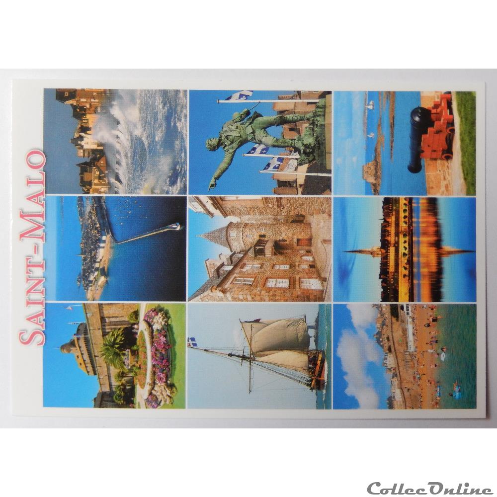 carte postale france bretagne cp de ille et vilaine saint malo