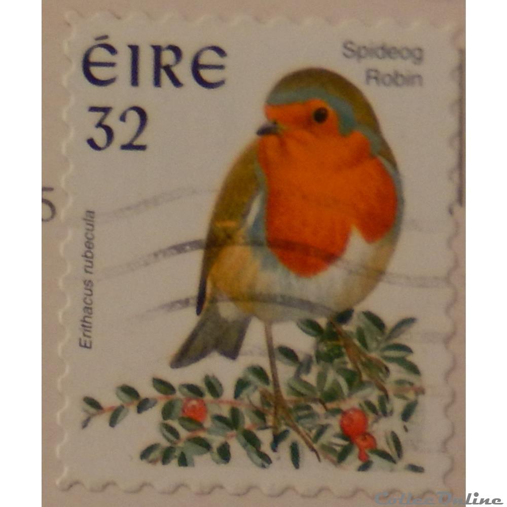 timbre europe irlande 00996 rouge gorge 32p de 1997