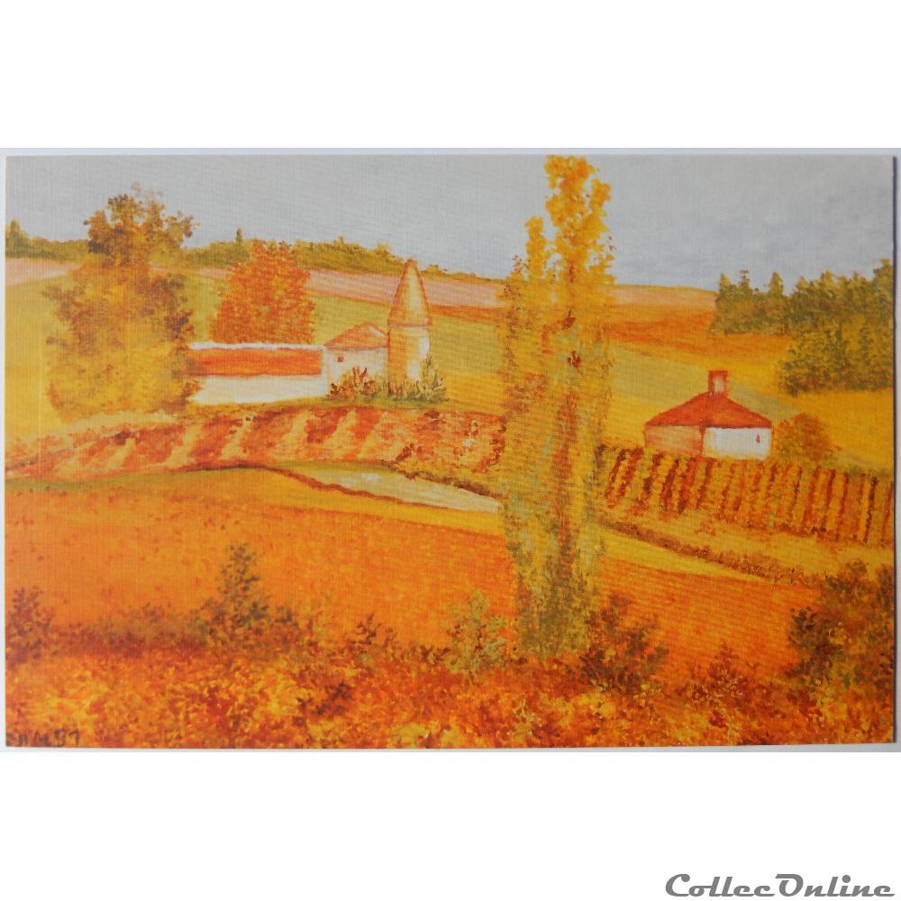 carte postale europe provence cote d azur cp peinture