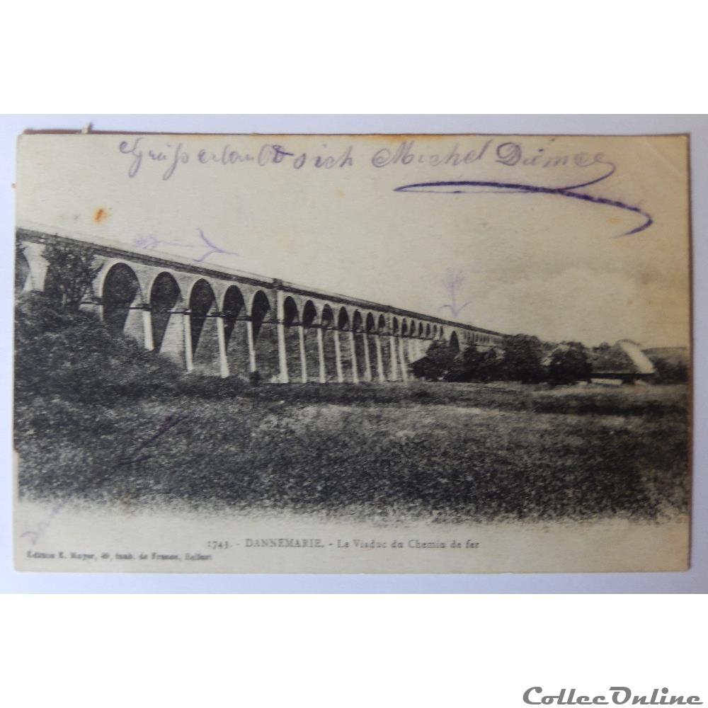 carte postale france alsace cpa de dannemarie haut rhin