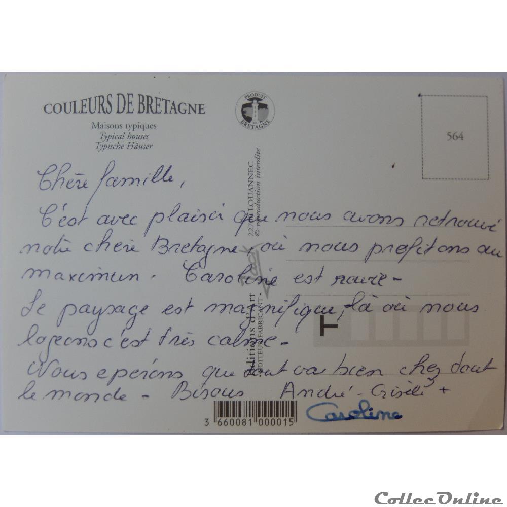 carte postale france cp de bretagne