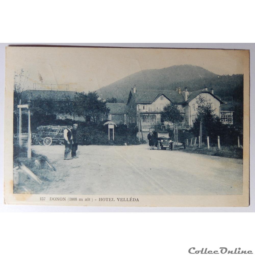 carte postale france alsace cpa du donon hotel velleda bas rhin