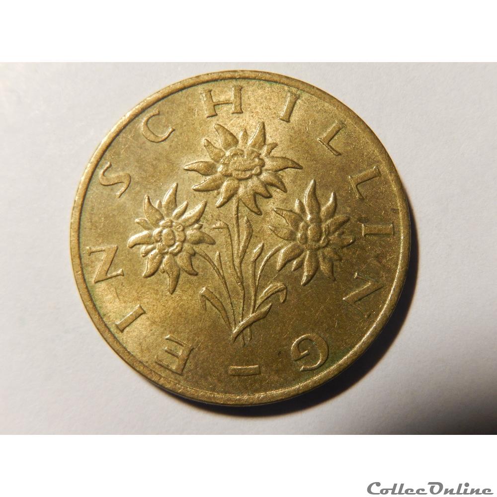 monnaie monde autriche 1 schilling 1986