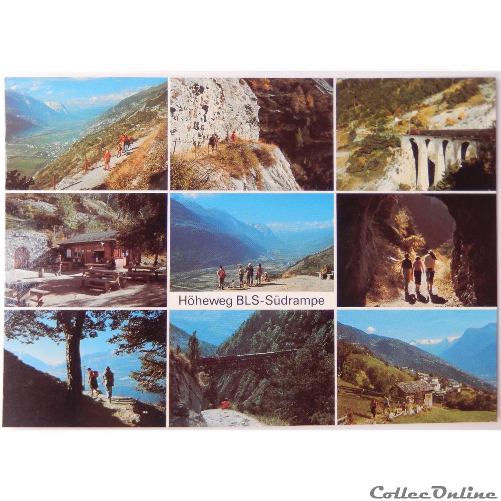 CP de Suisse, Le Valais, Lötschberg carte postale europe alsace cp de suisse le valais lotschberg