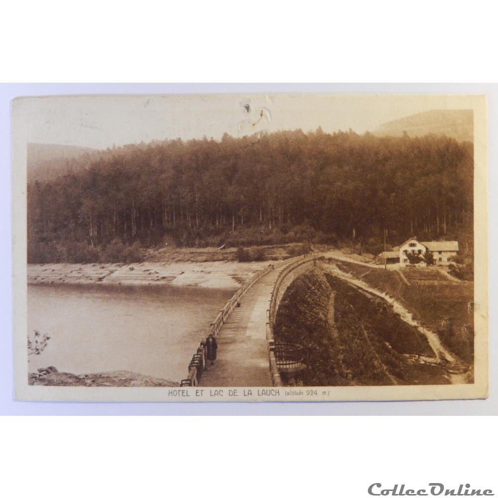 CPA de l'Hôtel et du lac de La Lauch, Haut-Rhin carte postale france alsace cpa de hotel et du lac de la lauch haut rhin