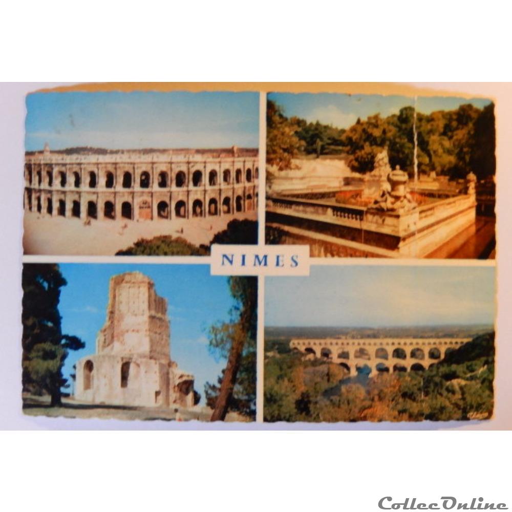 CPA du Gard, Nîmes carte postale france languedoc roussillon cpa du gard nimes