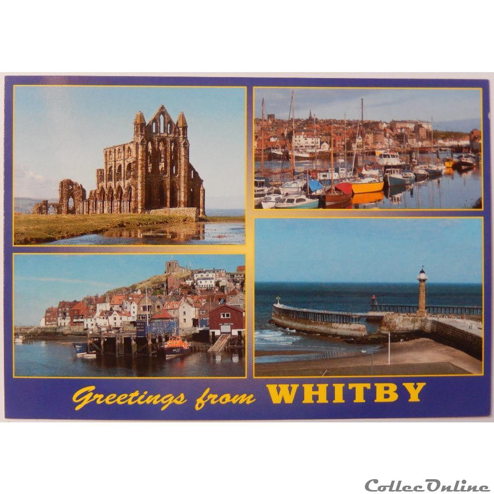 CP du Royaume-Uni, Angleterre, Whitby carte postale europe provence cote azur cp du royaume uni angleterre whitby