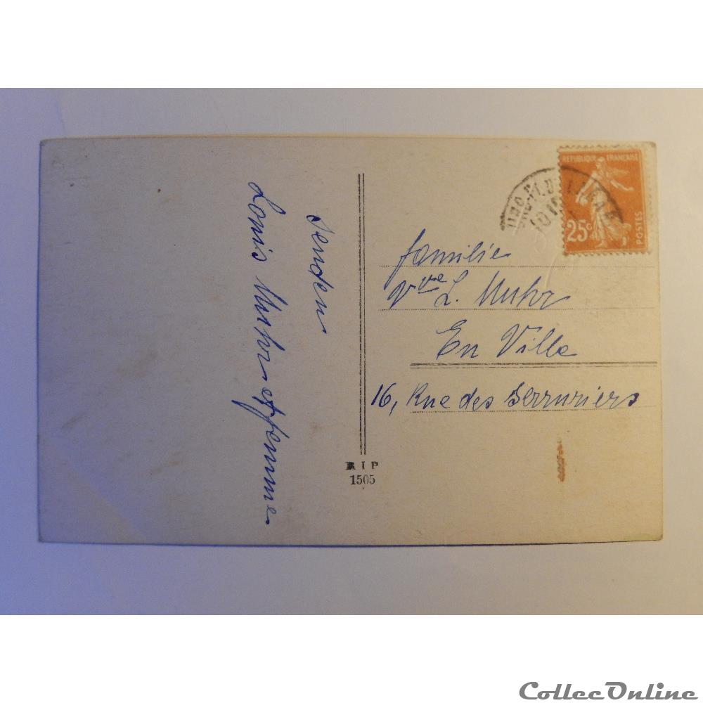 carte postale alsace cpa de bonne annee pecheur