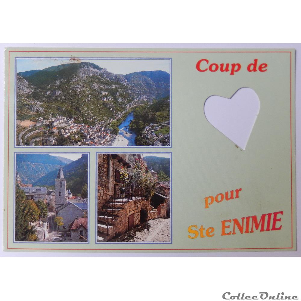 CP de Lozère, Sainte Enimie carte postale france languedoc roussillon cp de lozere sainte enimie