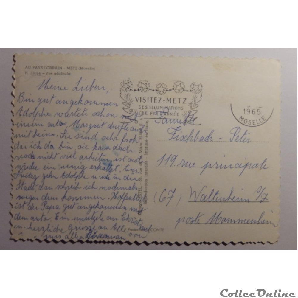 CPA de Moselle, Metz carte postale france lorraine cpa de moselle metz