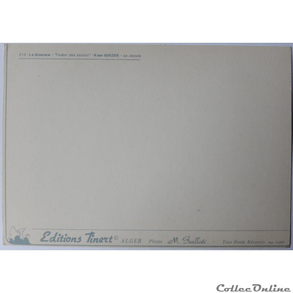 carte postale afrique languedoc roussillon cp algerie la gourara