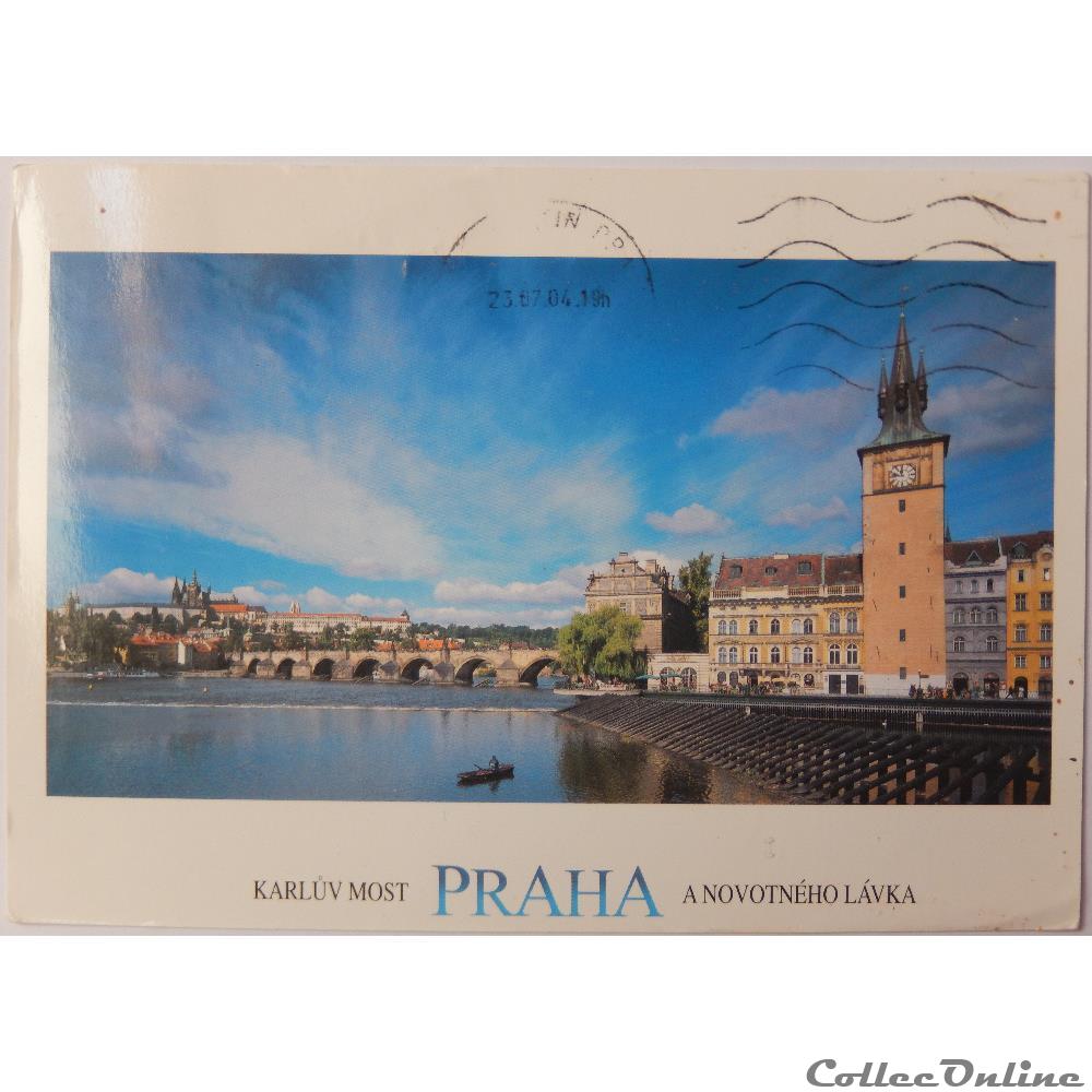 CP de la république Tchèque, Prague carte postale europe bretagne cp de la republique tcheque prague