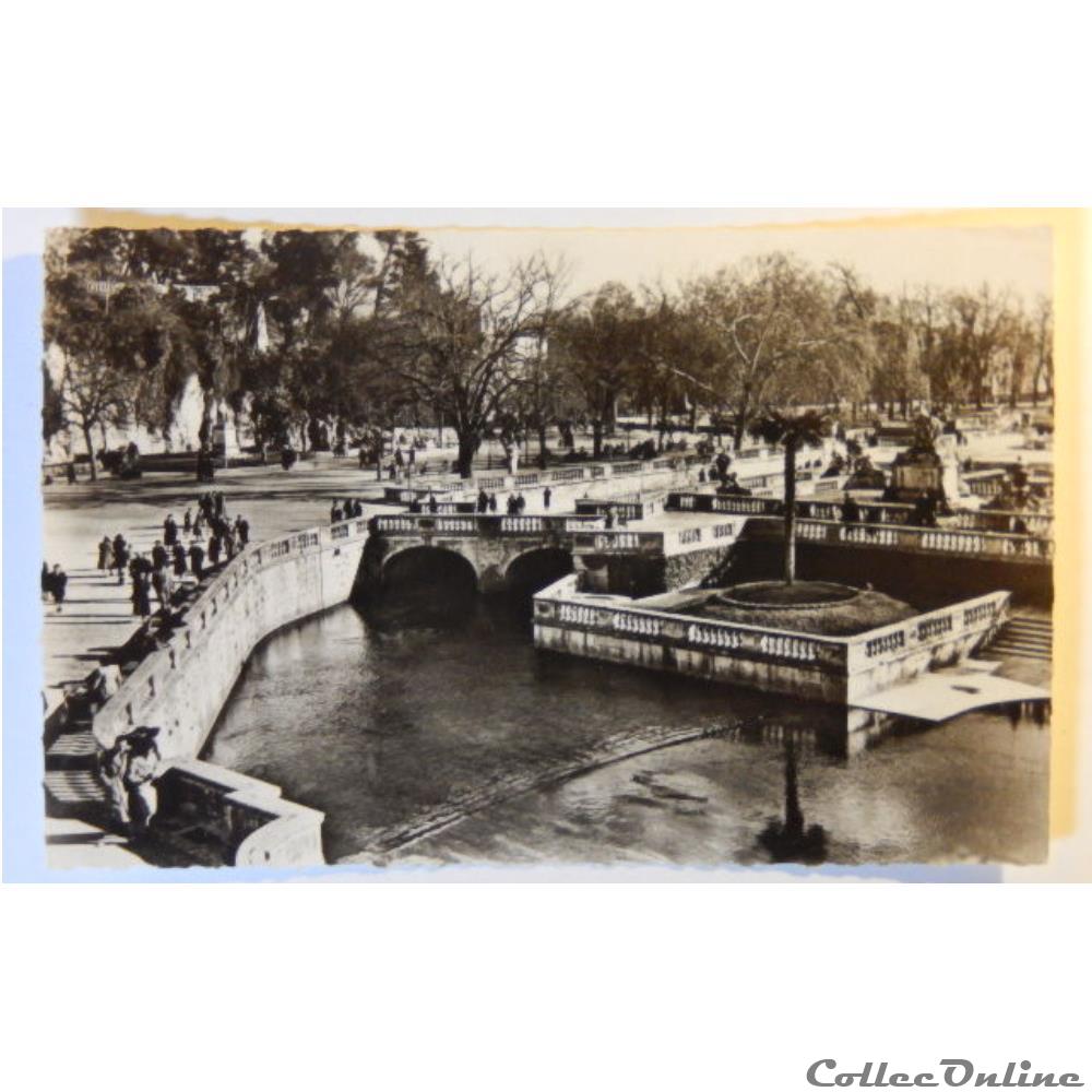 CPA du Gard, Nîmes, les jardins de la Fontaine 3 carte postale france languedoc roussillon cpa du gard nimes les jardins de la fontaine