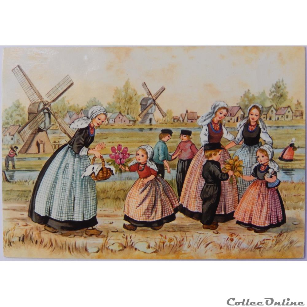 CP des Pays-Bas carte postale europe provence cote azur cp des pays bas