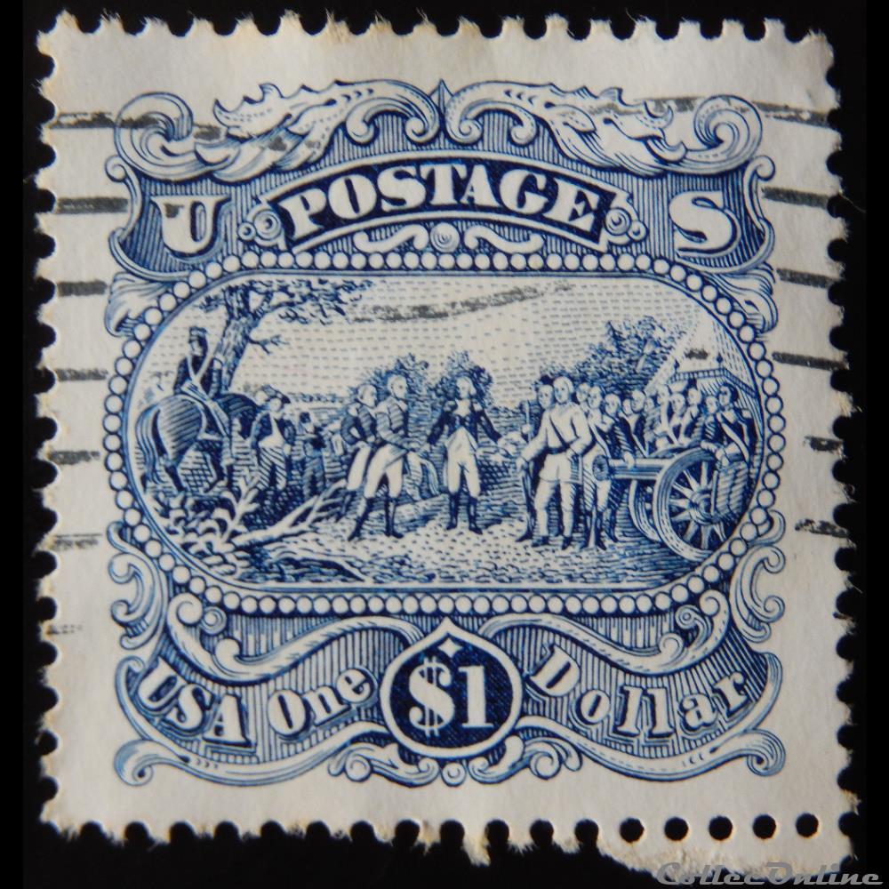 Etats Unis 02238 reddition du général Burgoyne à Saratoga 1$ de 1994 timbre amerique etats unis 02238 reddition du general burgoyne a saratoga 1 de 1994