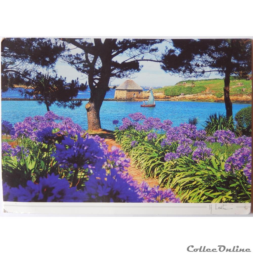 carte postale france bretagne cp du finistere ile de brehat