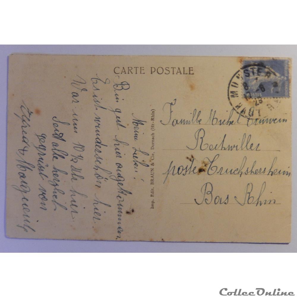 CPA du Hohneck, Haut-Rhin carte postale france alsace cpa du hohneck haut rhin