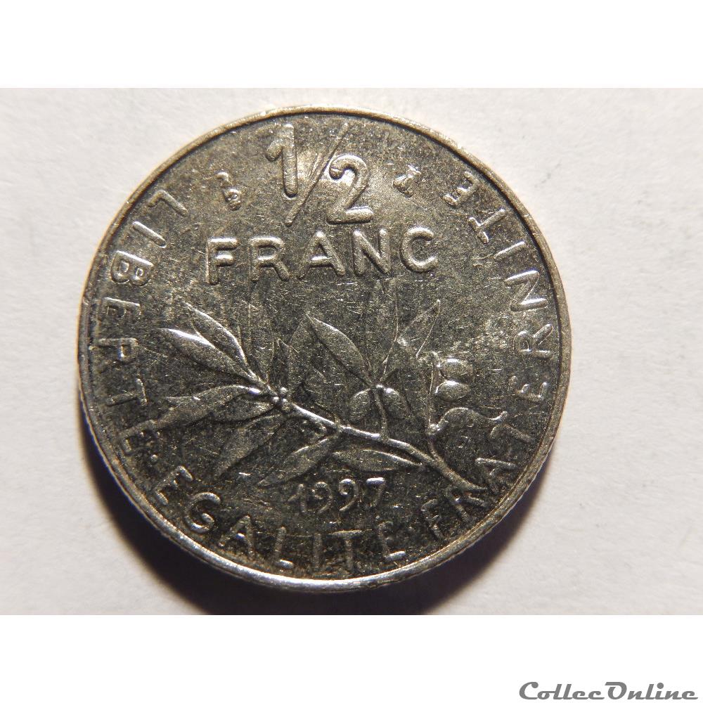50 centimes Semeuse 1997 monnaie france moderne 50 centimes semeuse 1997