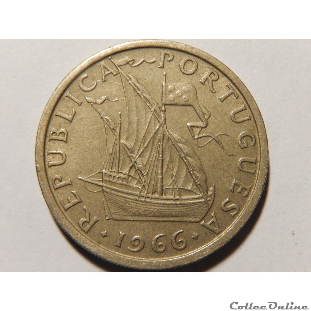Portugal, 5 escudos de 1966 2 monnaie monde portugal 5 escudos de 1966
