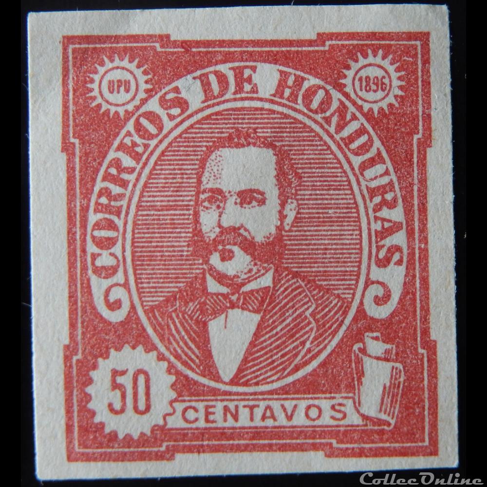 Honduras 00082 président Celio Arias 50c de 1896 timbre amerique honduras 00082 president celio arias 50c de 1896