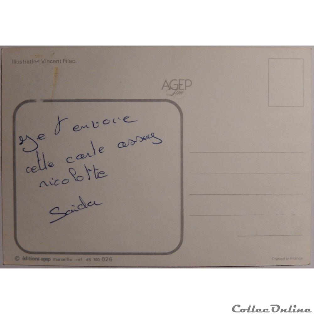 carte postale rhone alpe cp humour coeur