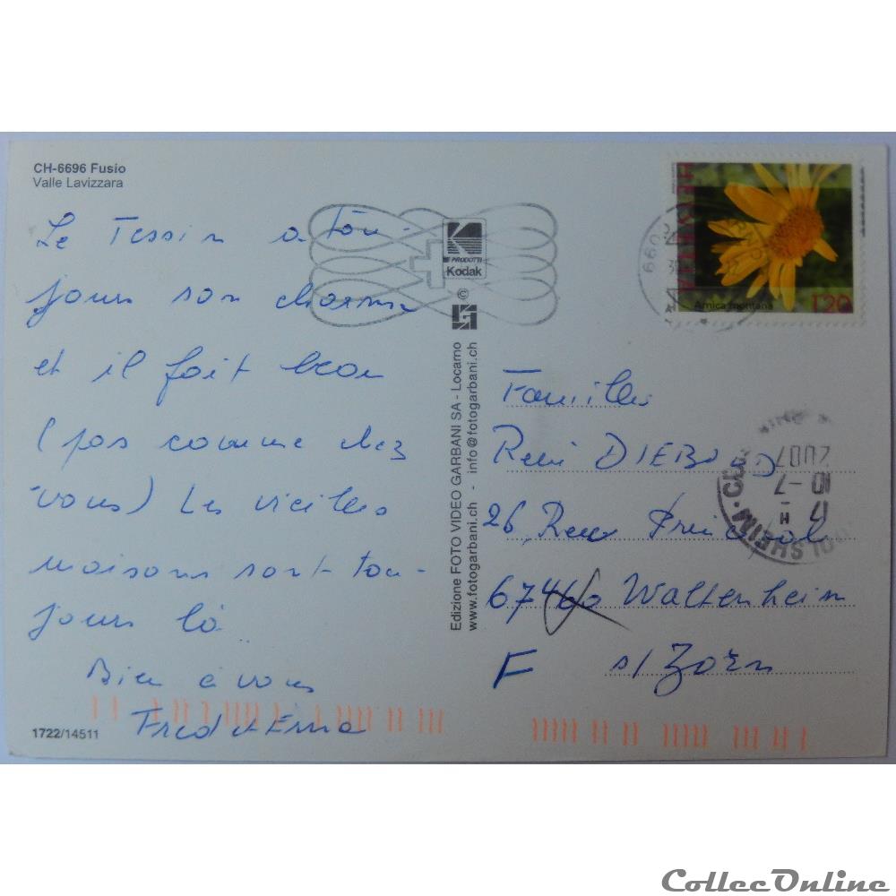 CP de Suisse, Le Tessin, Lavizzara, Fusio carte postale europe alsace cp de suisse le tessin lavizzara fusio