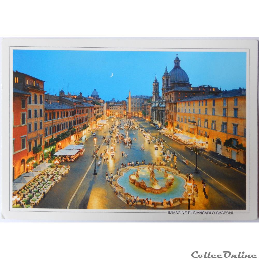 carte postale europe alsace cp italie latium rome