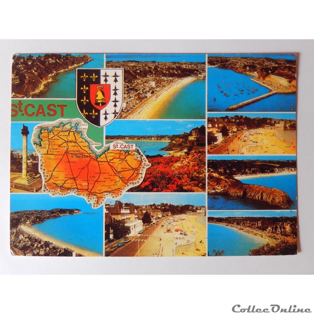 CP des Côtes-d'Armor, Saint-Cast carte postale france bretagne cp des cotes armor saint cast