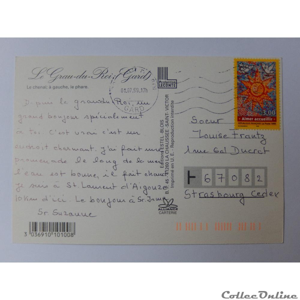 CP du Gard, Le Grau-du-Roi carte postale france languedoc roussillon cp du gard le grau du roi
