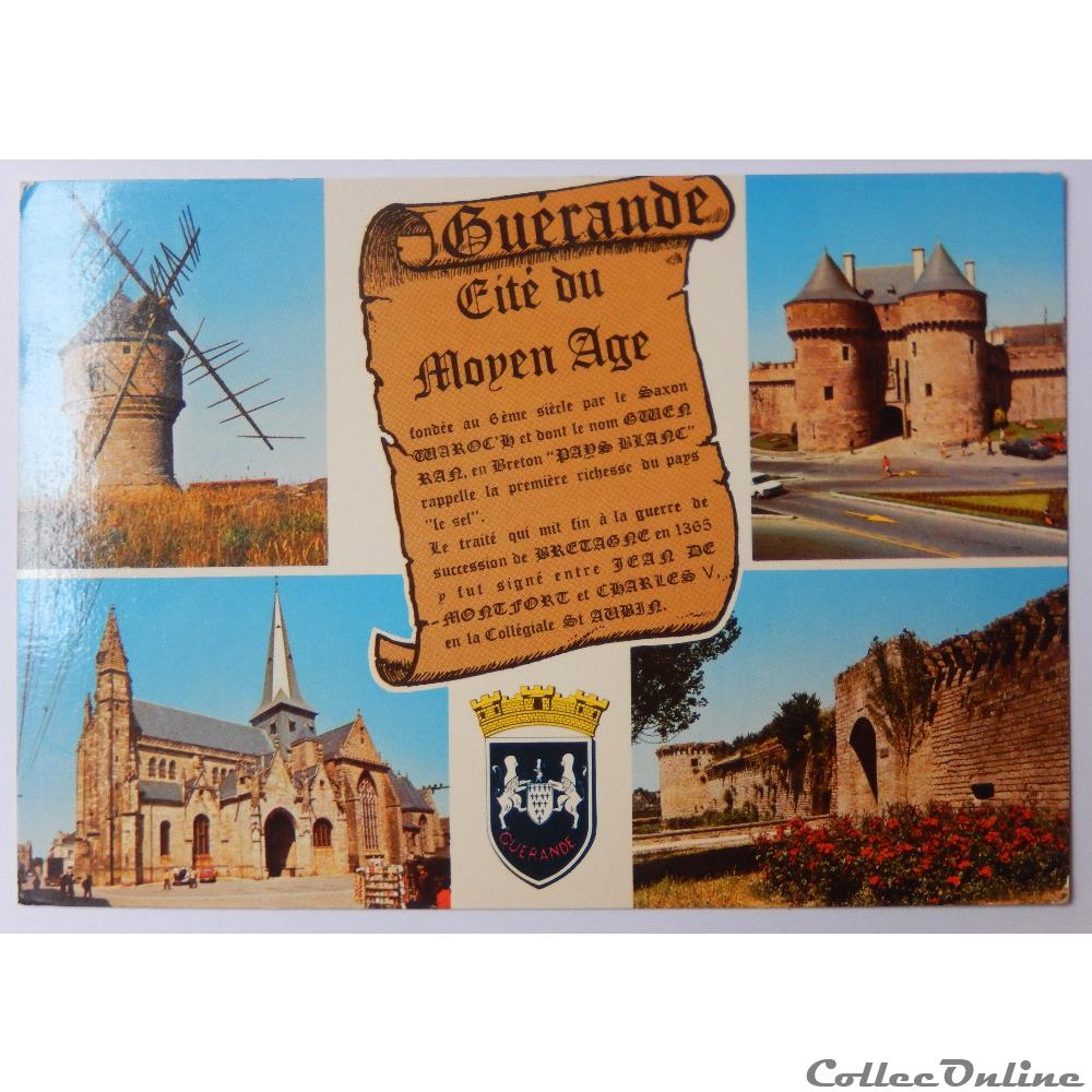 carte postale france pay cp de loire atlantique guerande