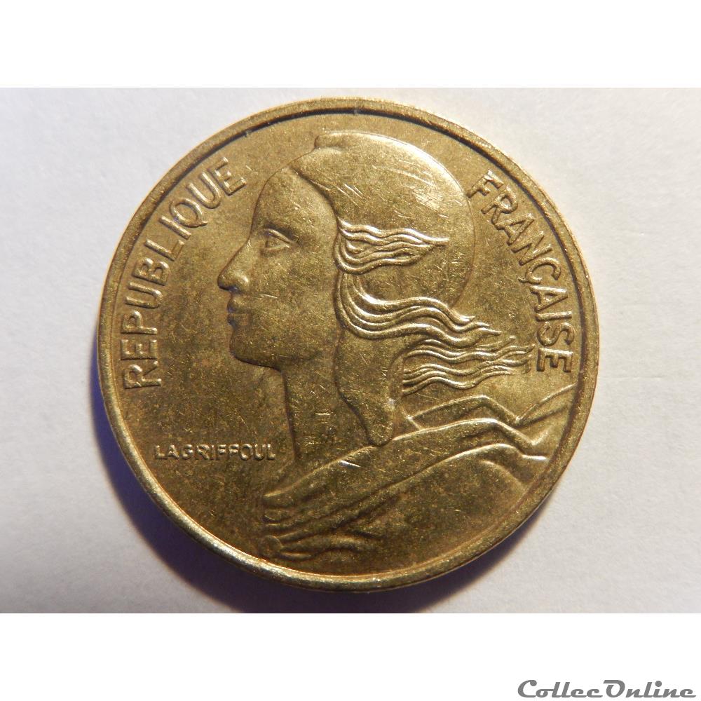 5 centimes Marianne 1992 4 plis 2 monnaie france moderne 5 centimes marianne 1992 4 plis
